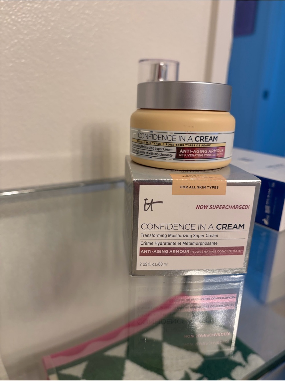 IT confidence in a cream moisturizing creams. 2 new boxed for the price of one.